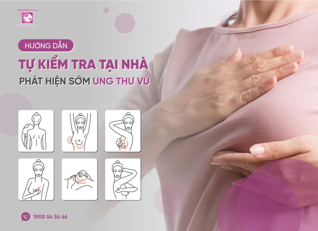 Các bước kiểm tra tại nhà phát hiện ung thư vú