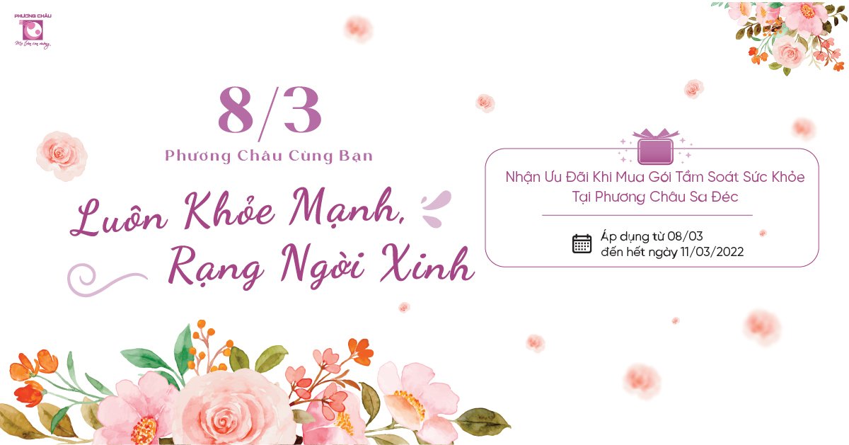 8-3 phương châu cùng bạn luôn khỏe mạnh rạng ngời xinh
