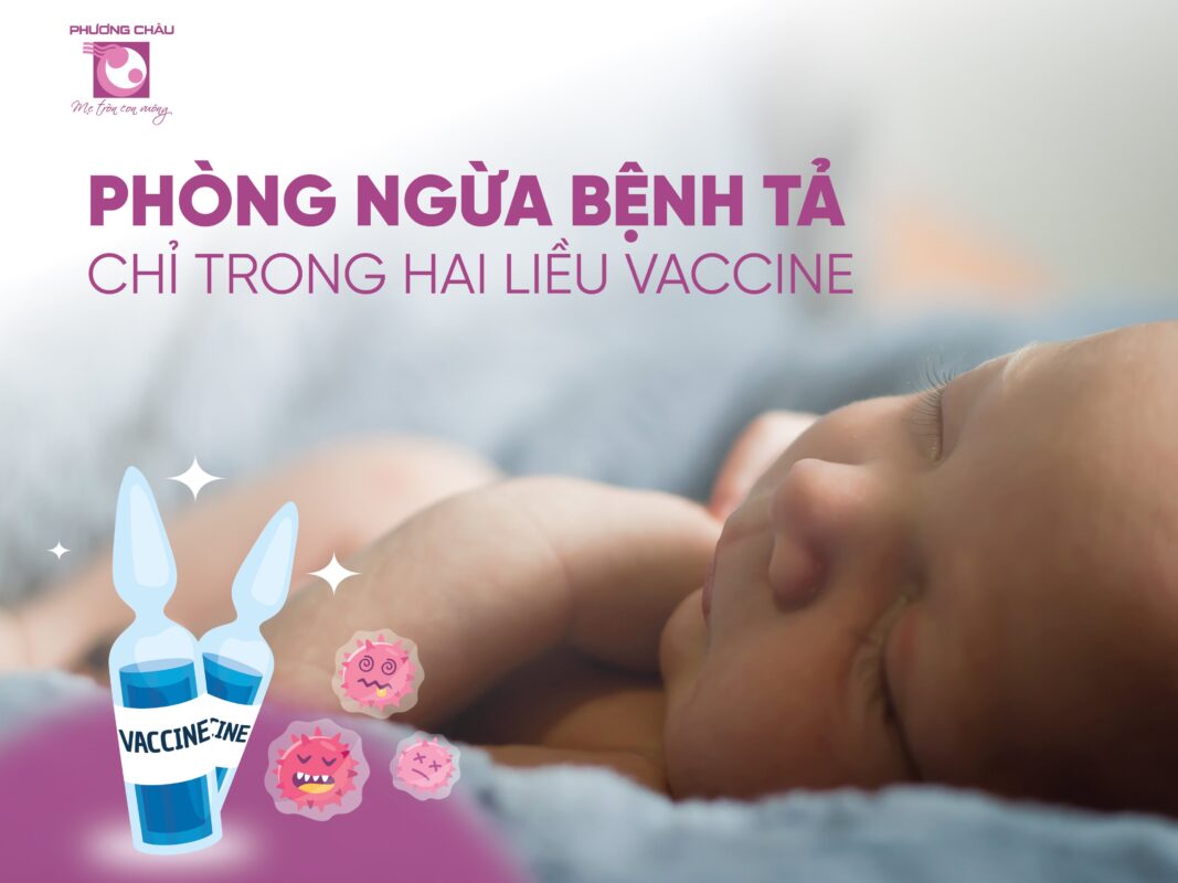 phòng ngừa bệnh tả chỉ trong 2 liều vaccine